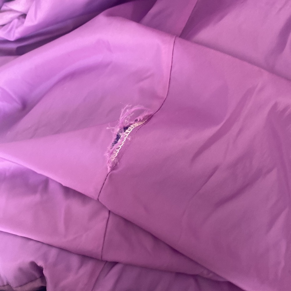Saks Fifth Avenue Purple Vintage Down Jacket - Picture 13 of 15